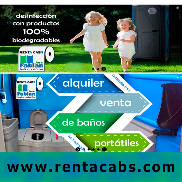 Alquiler de banios portatiles Renta cabs